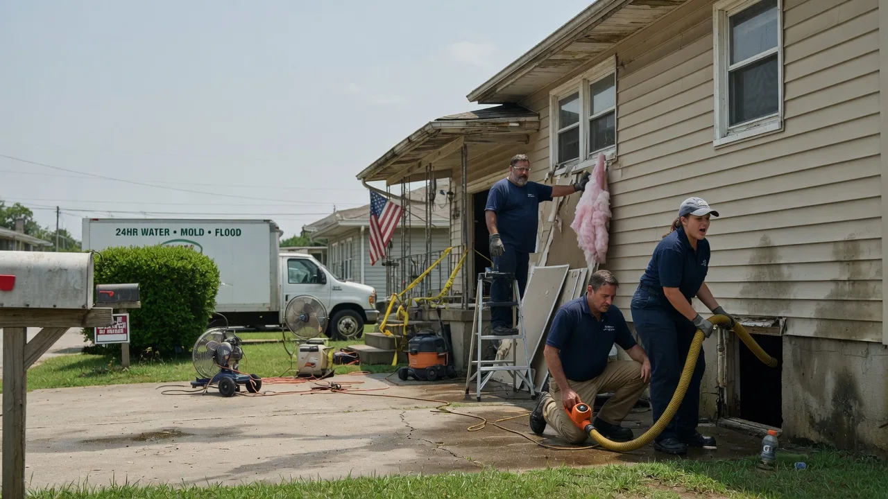 Water Damage Repair in Jarreau, LA near me